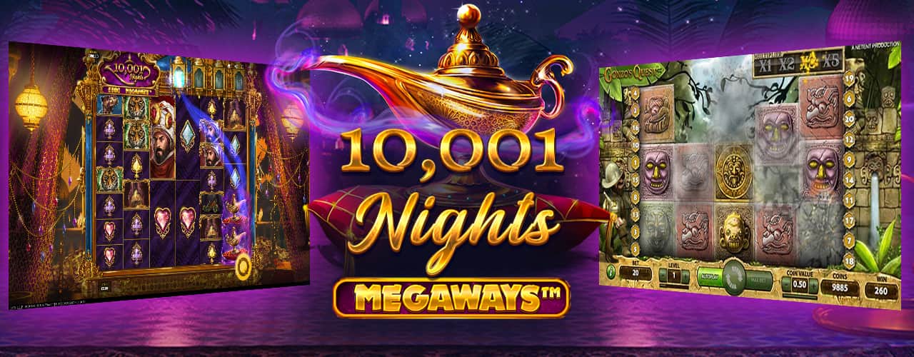 Игровой автомат 10,001 Nights MegaWays от Red Tiger Gaming