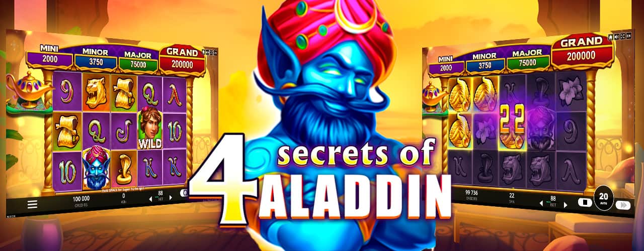 Игровой автомат 4 Secrets of Aladdin